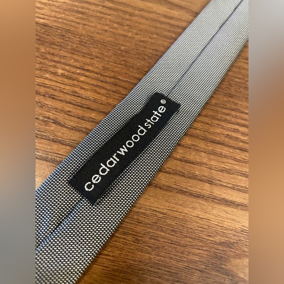 👔🔥 Gray Skinny Tie - Picture 3 of 5